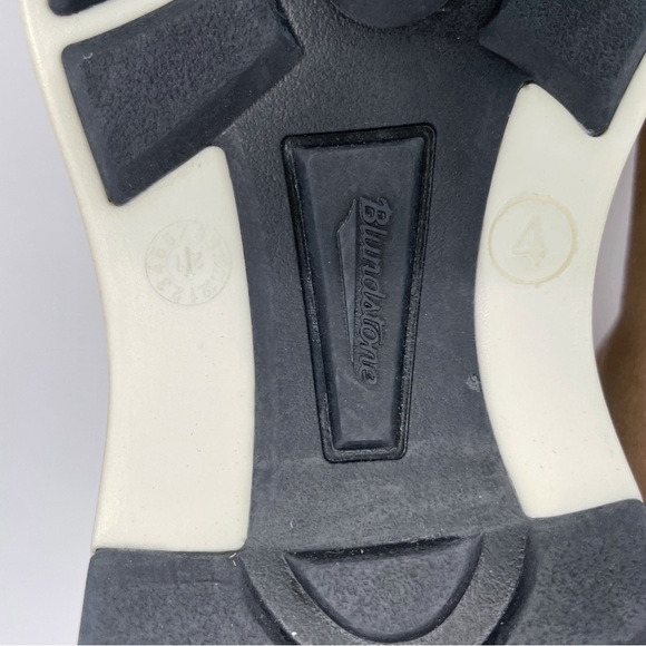 Blundstone Tan Sand Suede Navy Active Sneaker Chelsea Boot Men 5 Women 7 - Picture 6 of 8